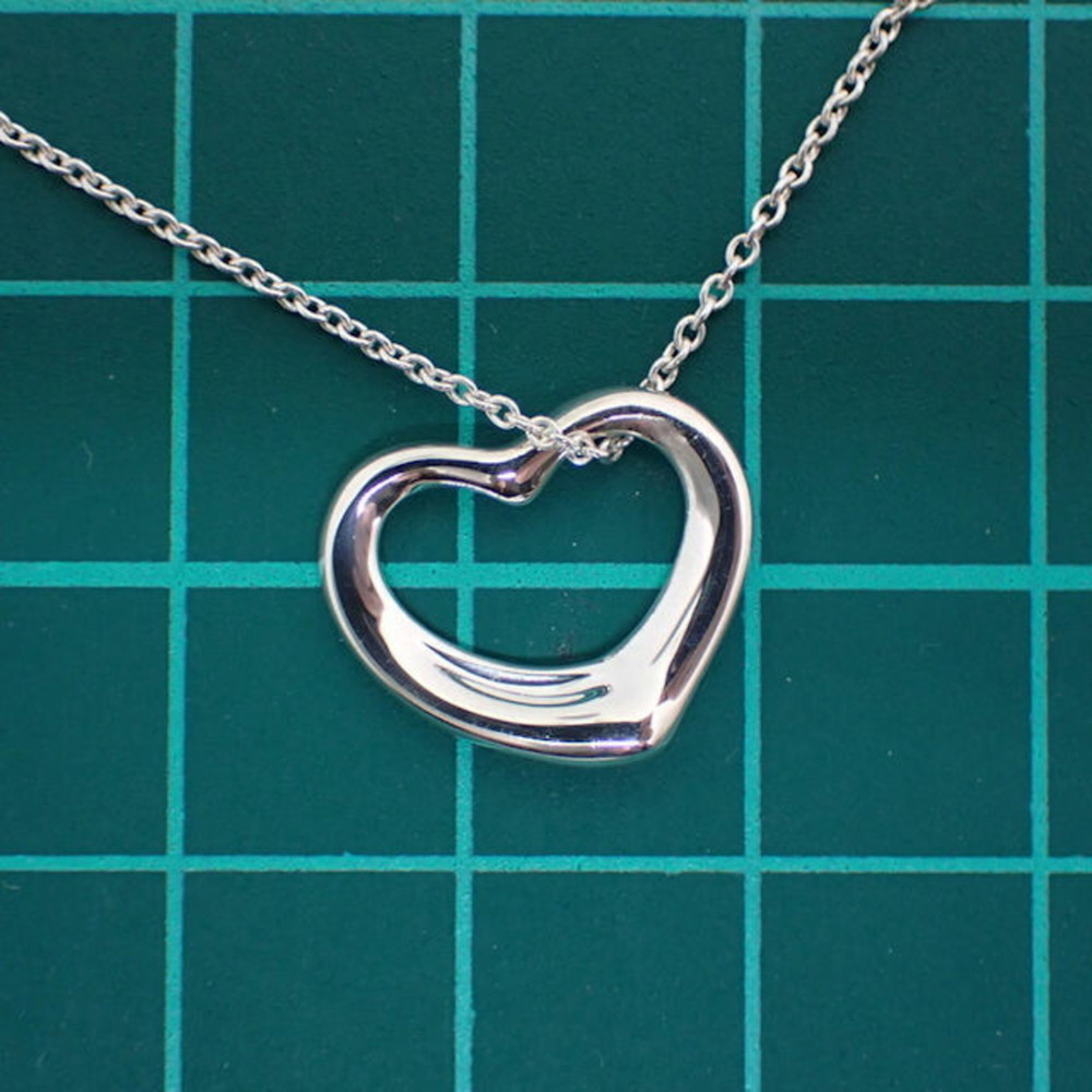 TIFFANY 925 open heart pendant necklace - Picture 10 of 10